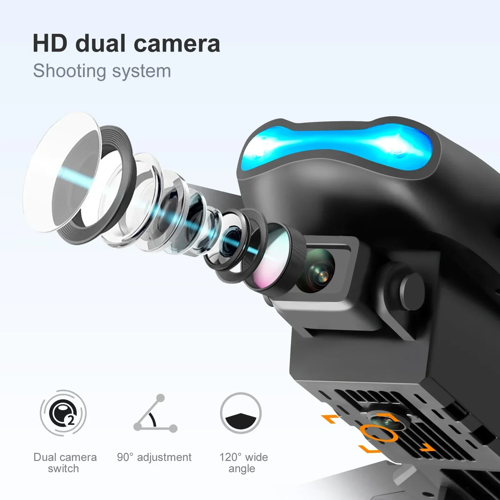 New E99 Pro HD 4K Drone Dual C - Drone Racing Camera 评论和价格