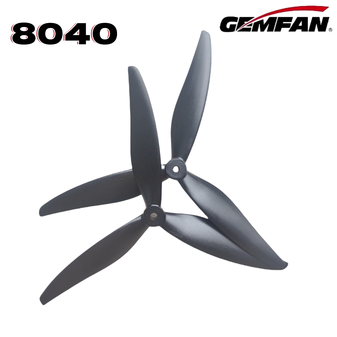 Gemfan 8040 8X4X3 3-blade 8-in - Drone Racing Motor 评论和价格
